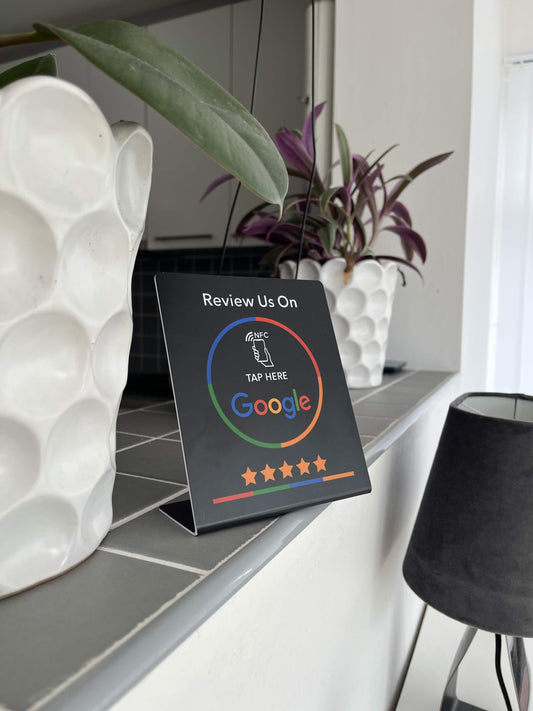 Blippgo™ Google Recensionskort – Kassaställ