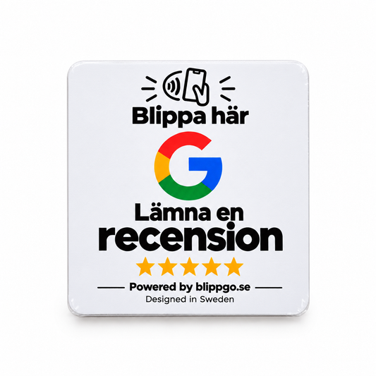 Blippgo™ Google Recensionskort – Mini